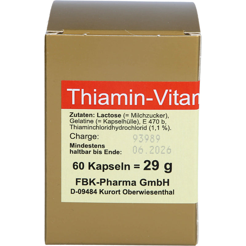 THIAMIN KAPSELN-VITAMIN B1 60 St