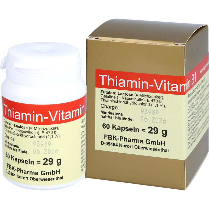 THIAMIN KAPSELN-VITAMIN B1 60 St