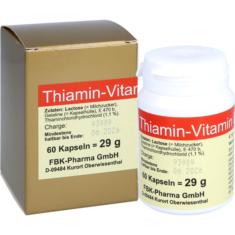 THIAMIN KAPSELN-VITAMIN B1 60 St