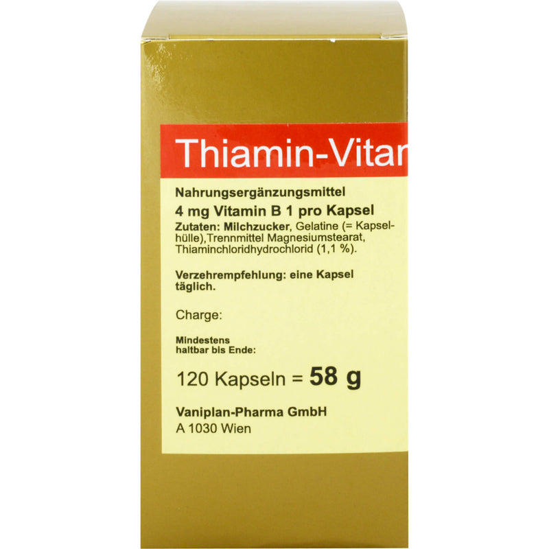 THIAMIN KAPSELN-VITAMIN B1 120 St