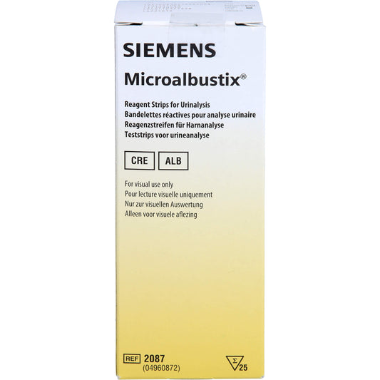 MICROALBUSTIX Harnteststreifen visuell auswertb. 25 St