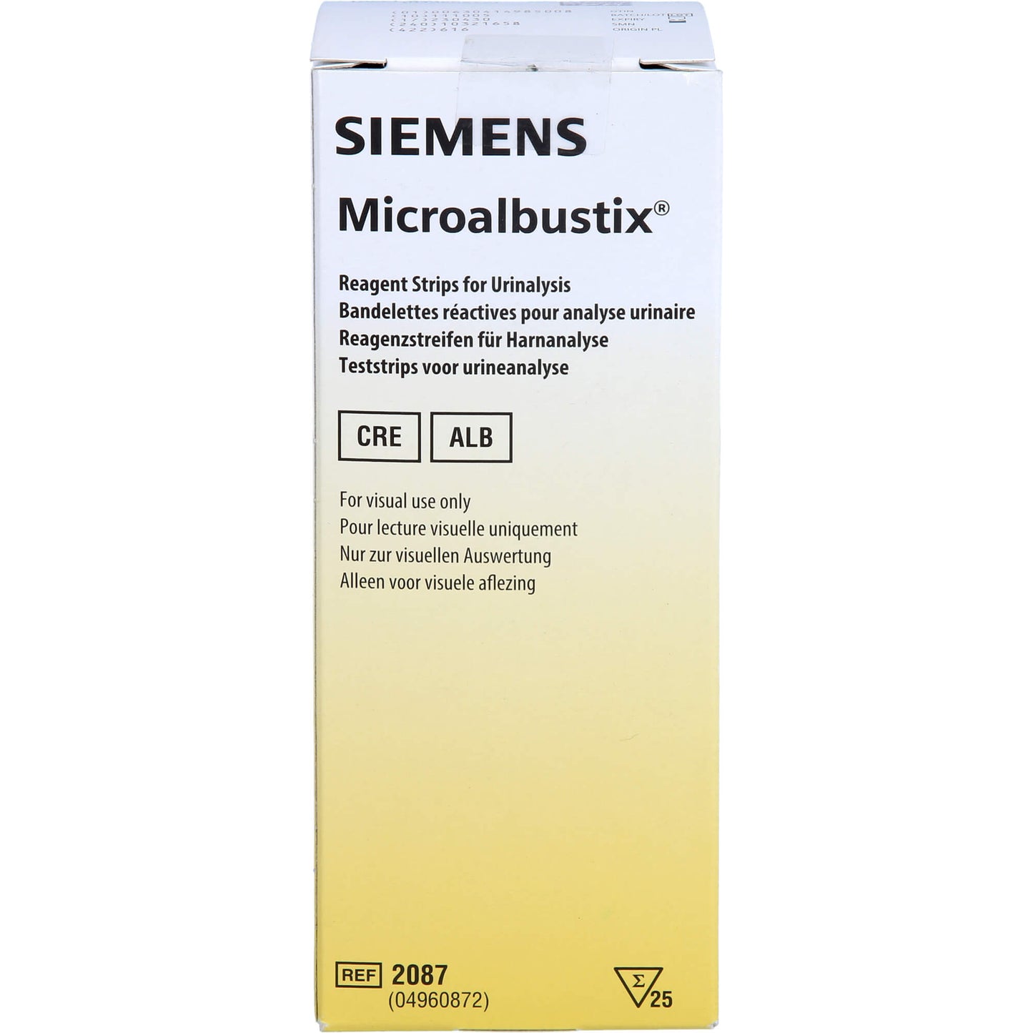 MICROALBUSTIX Harnteststreifen visuell auswertb. 25 St