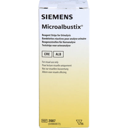 MICROALBUSTIX Harnteststreifen visuell auswertb. 25 St
