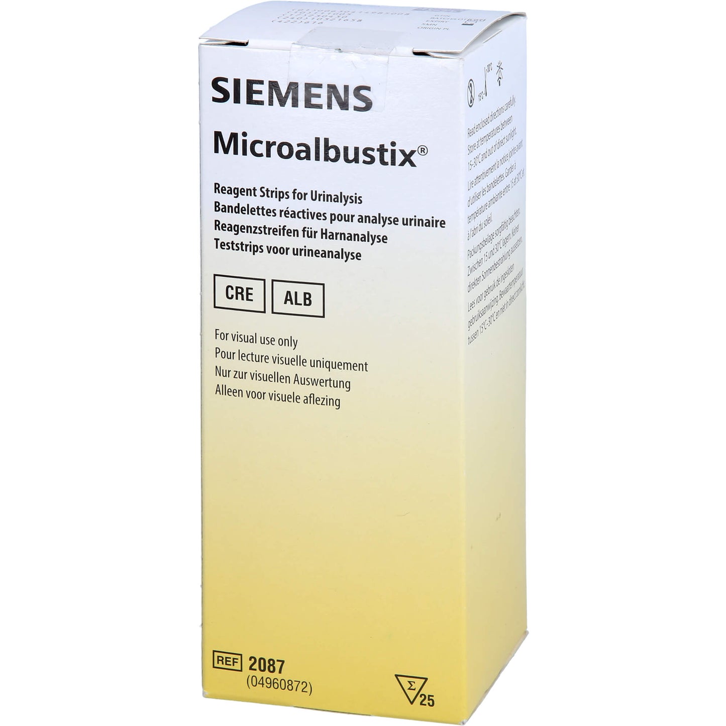 MICROALBUSTIX Harnteststreifen visuell auswertb. 25 St