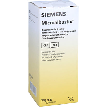MICROALBUSTIX Harnteststreifen visuell auswertb. 25 St