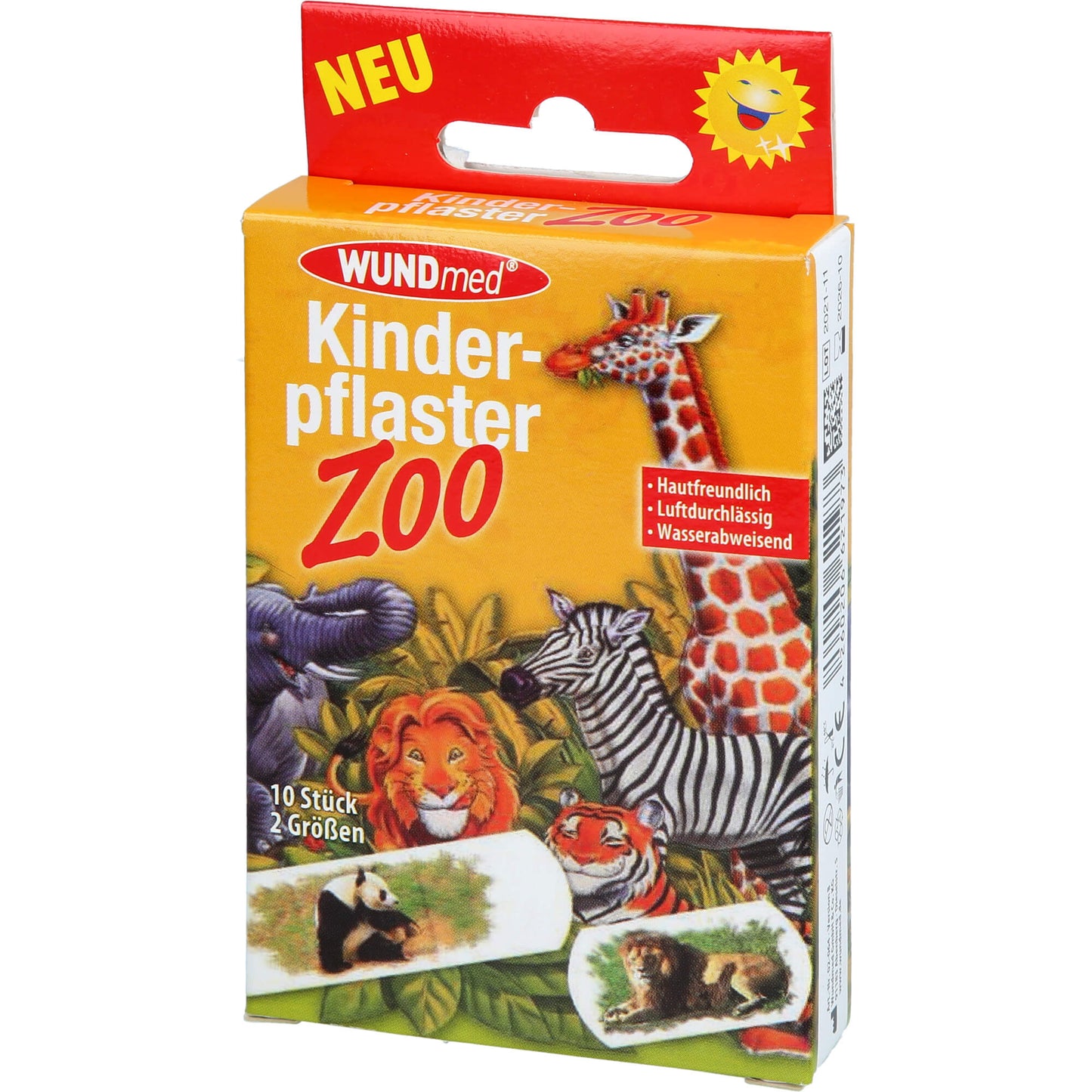 KINDERPFLASTER Zoo 2 Größen 10 St