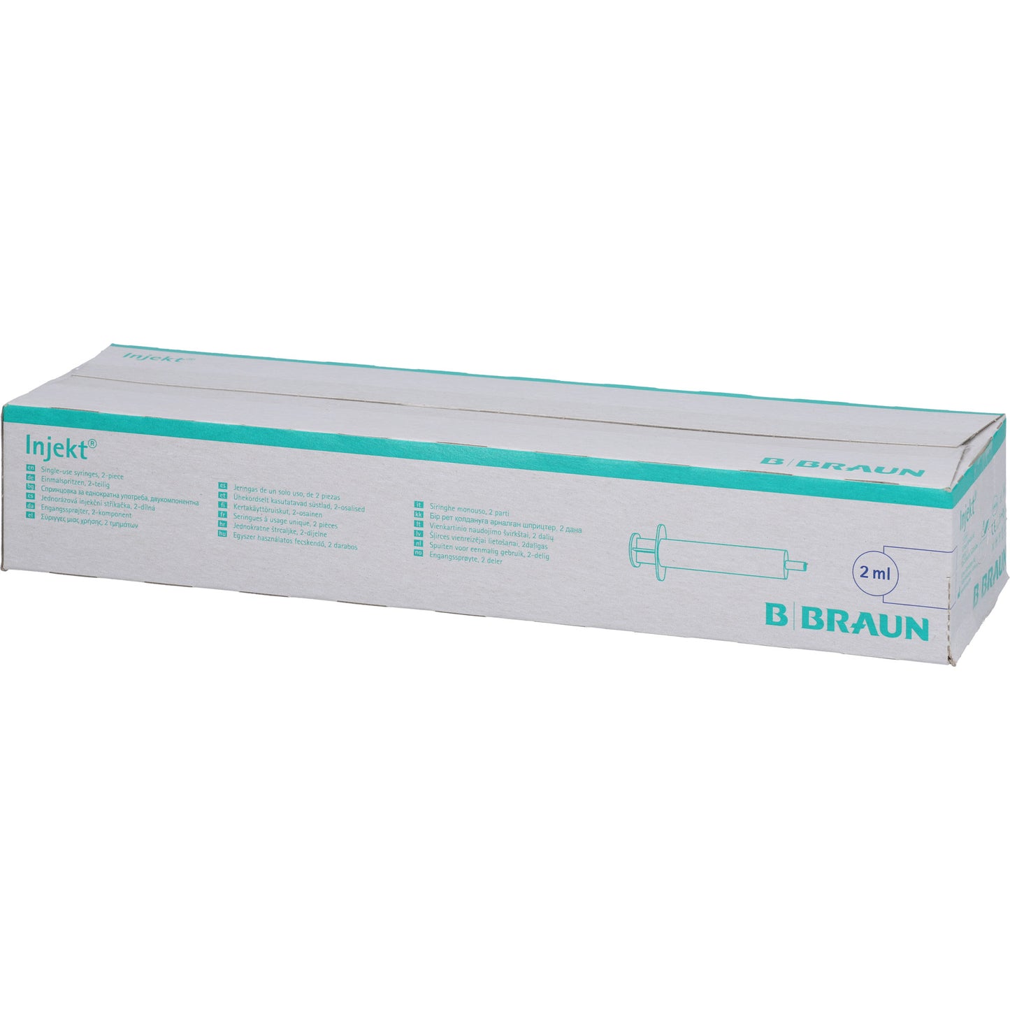 INJEKT Solo Spritze 2 ml LL zentrisch PVC-frei 100X2 ml