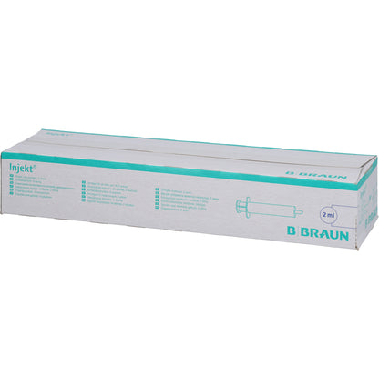 INJEKT Solo Spritze 2 ml LL zentrisch PVC-frei 100X2 ml