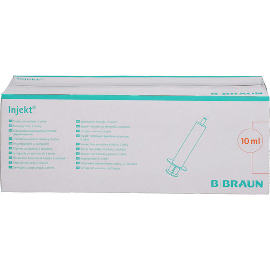 INJEKT Solo Spritze 10 ml LL zentrisch PVC-frei 100X10 ml