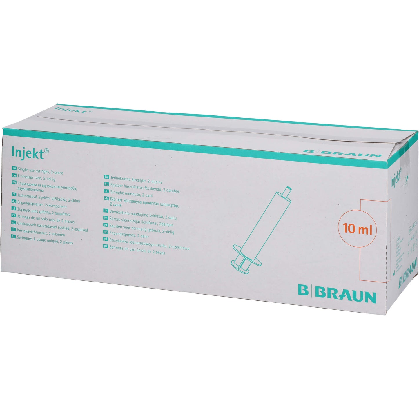 INJEKT Solo Spritze 10 ml LL zentrisch PVC-frei 100X10 ml
