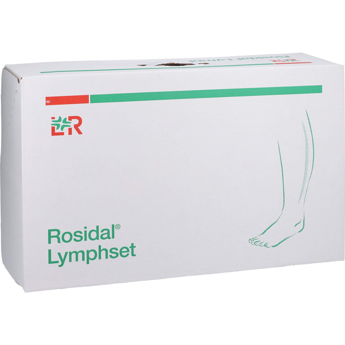 LYMPHSET Bein groß 1 P