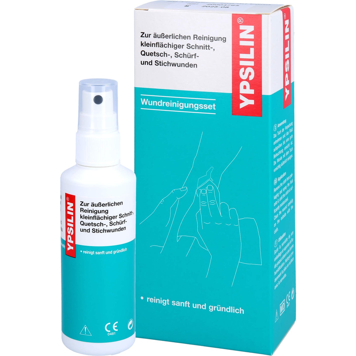YPSILIN Wundreinigungsset groß 1 St