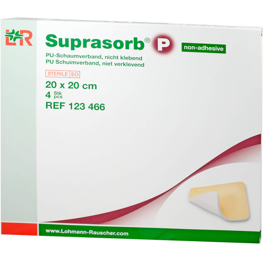 SUPRASORB P PU-Schaumv.nicht klebend 20x20 cm 4 St