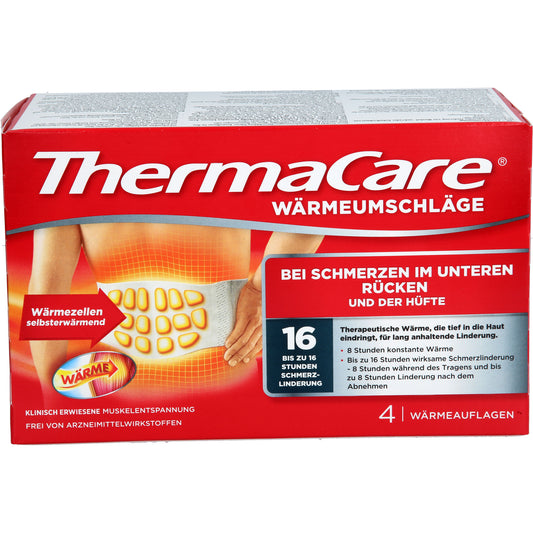 THERMACARE Rückenumschläge S-XL z.Schmerzlind. 4 St