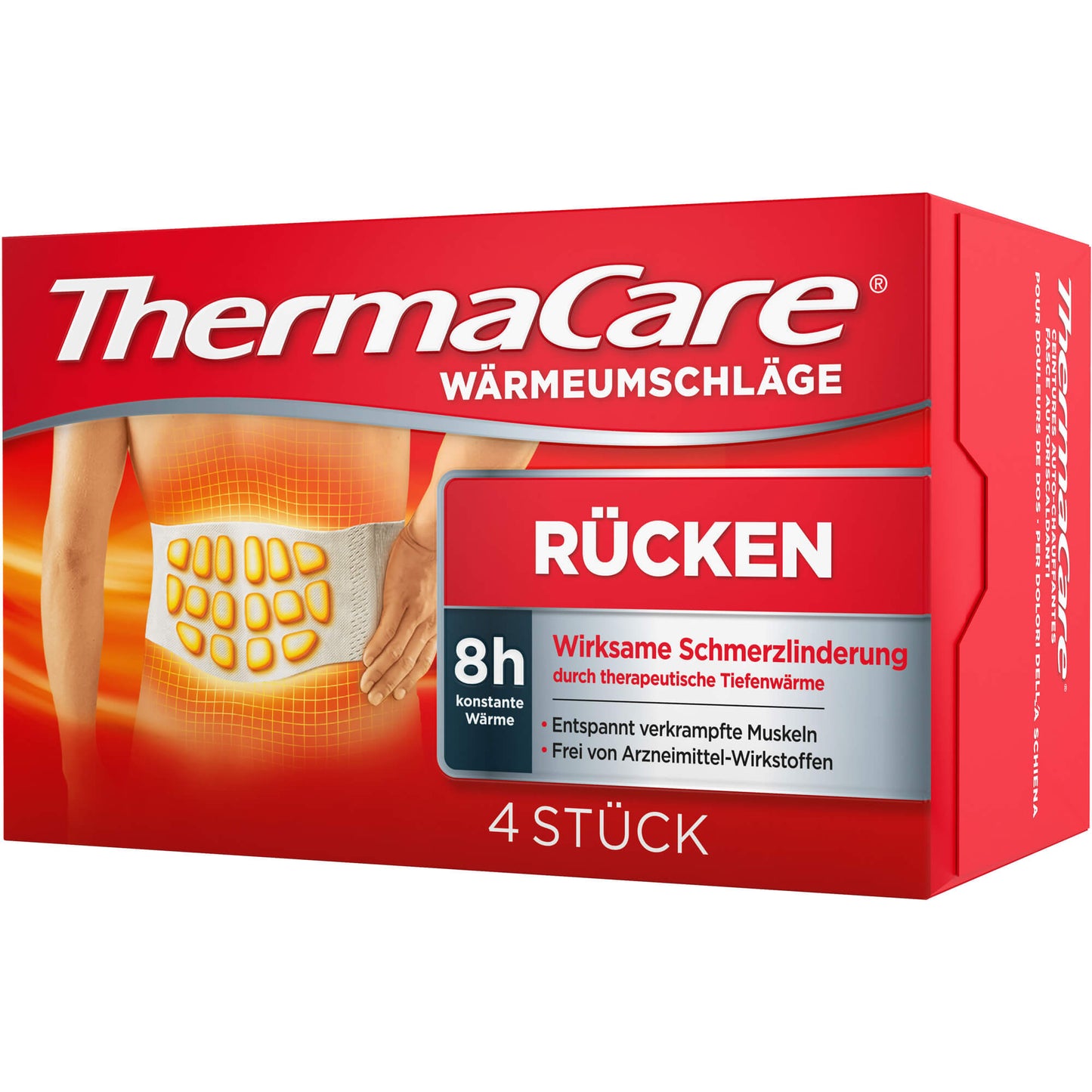 THERMACARE Rückenumschläge S-XL z.Schmerzlind. 4 St