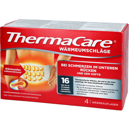 THERMACARE Rückenumschläge S-XL z.Schmerzlind. 4 St