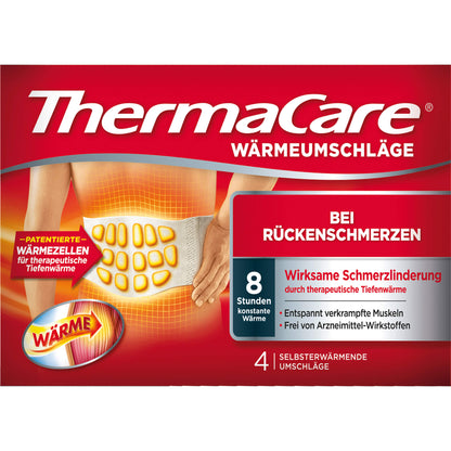 THERMACARE Rückenumschläge S-XL z.Schmerzlind. 4 St