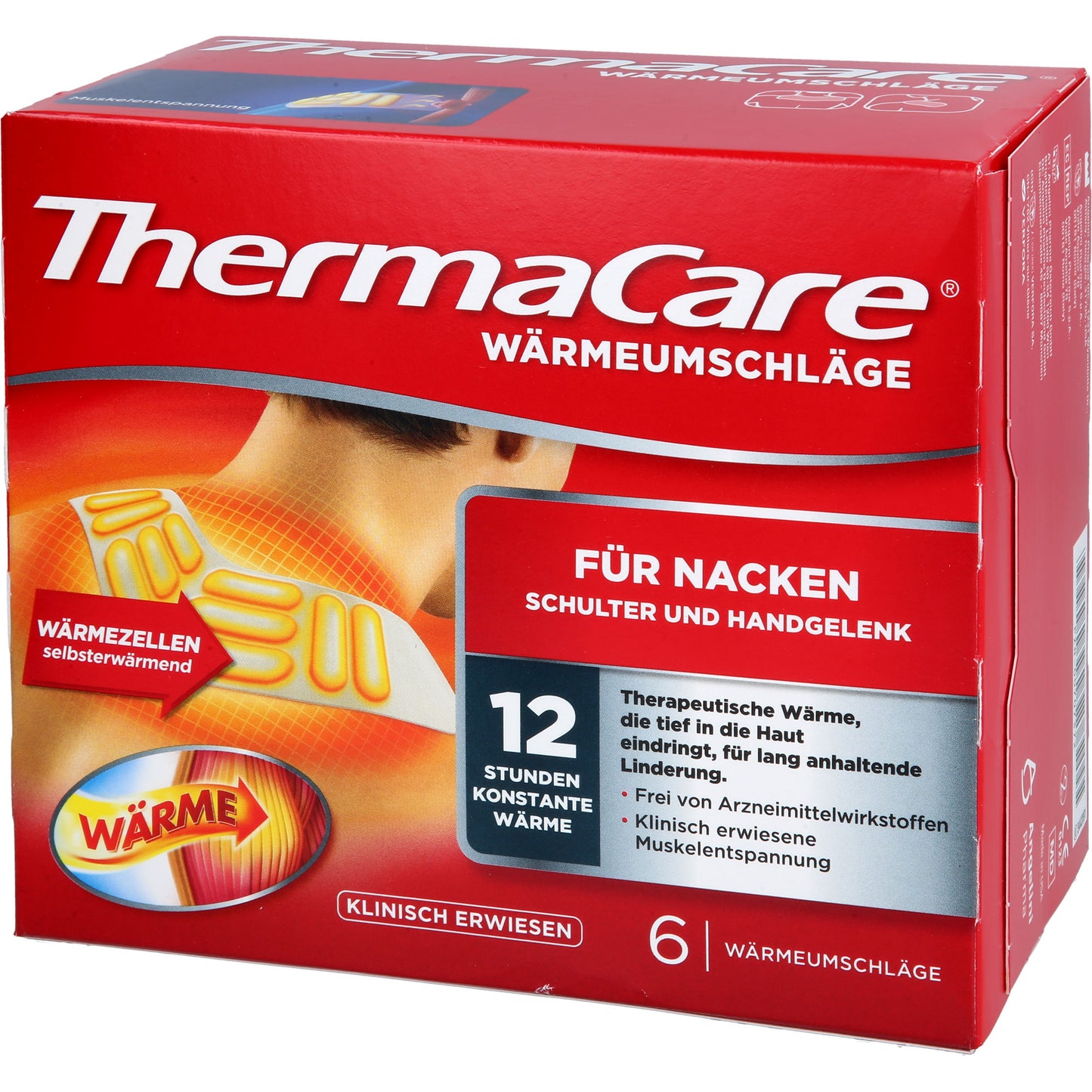 THERMACARE Nacken/Schulter Auflagen z.Schmerzlind. 6 St