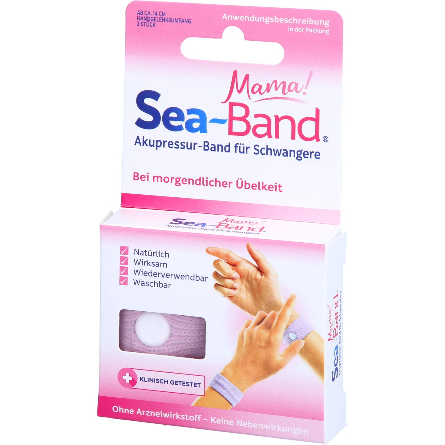 SEA-BAND Mama Akupressurband f.Schwangere 2 St