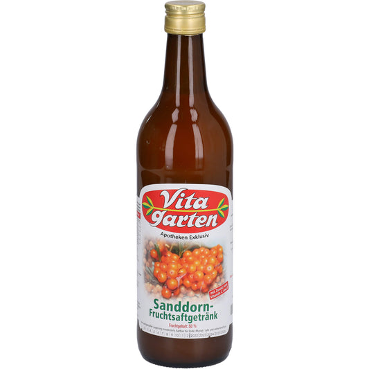 VITAGARTEN Sanddorn Fruchtsaft Getränk 750 ml
