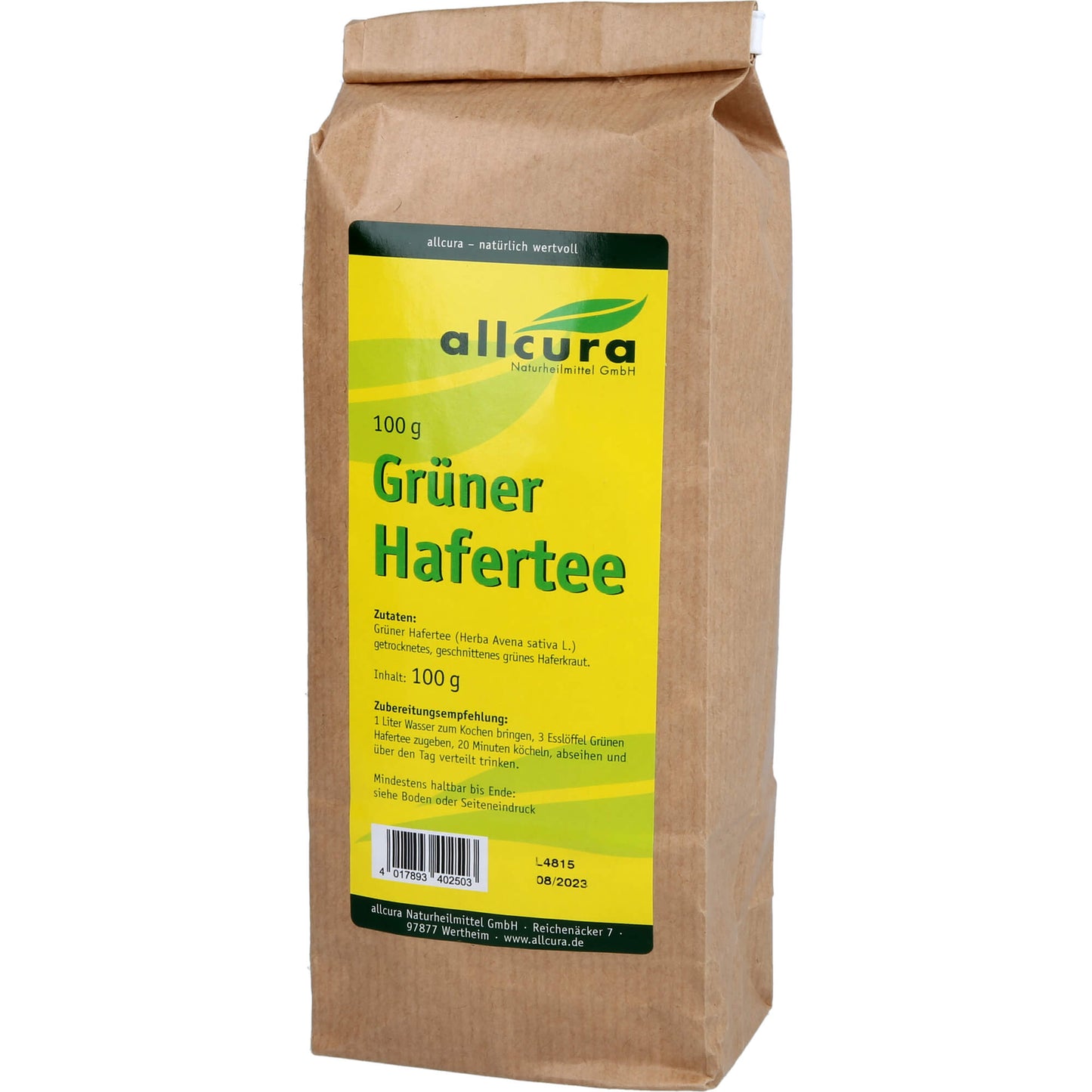 GRÜNER HAFERTEE 100 g