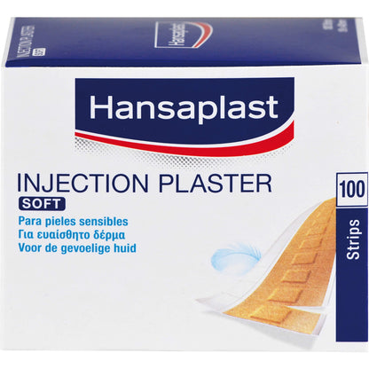 HANSAPLAST Soft Injektionspflaster Strips 19x40 mm 100 St