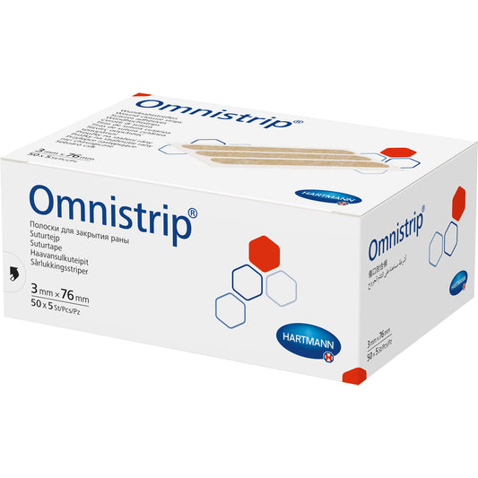 OMNISTRIP Wundnahtstreifen 3x76 mm 250 St