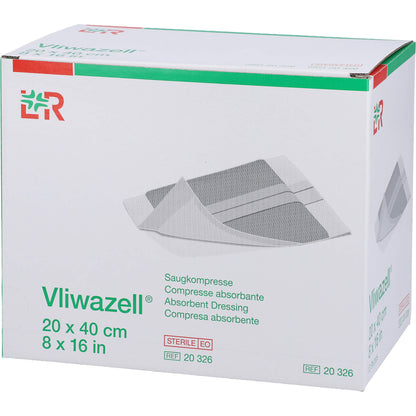 VLIWAZELL Saugkompressen steril 20x40 cm 12 St