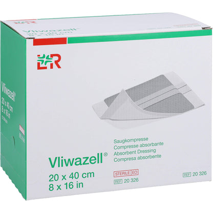 VLIWAZELL Saugkompressen steril 20x40 cm 12 St