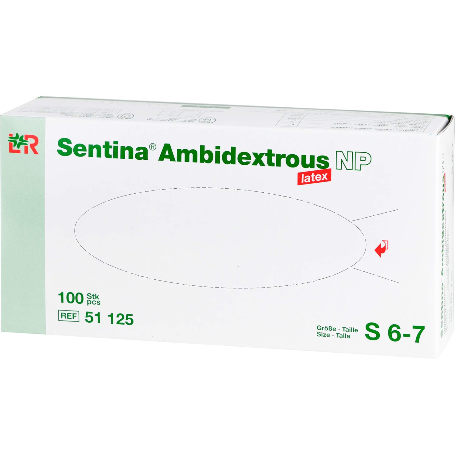 SENTINA Ambidextrous Unters.Hands.puderfr.Gr.S 100 St
