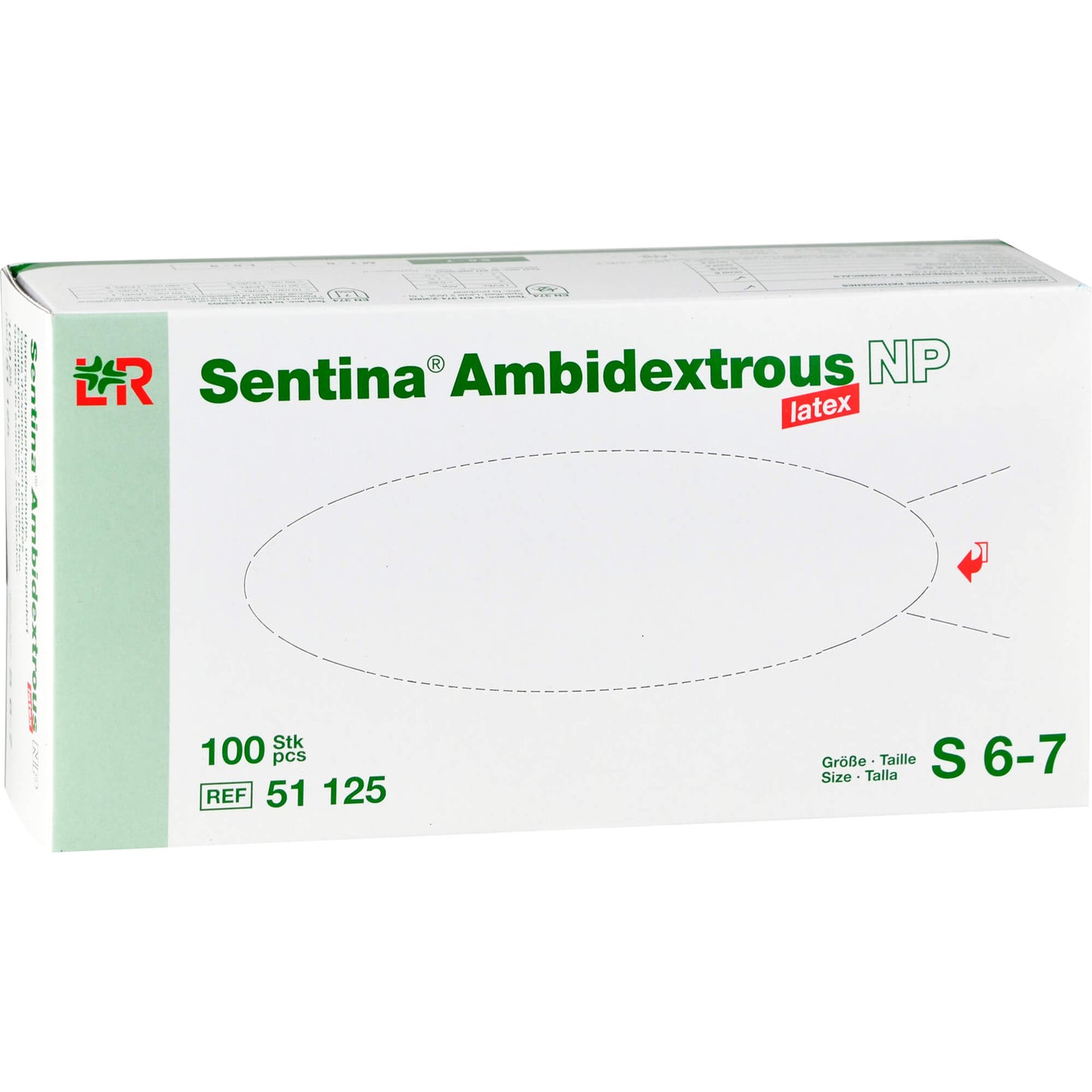 SENTINA Ambidextrous Unters.Hands.puderfr.Gr.S 100 St