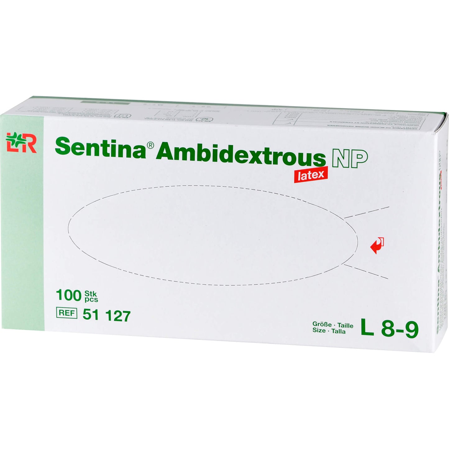 SENTINA Ambidextrous Unters.Hands.puderfr.Gr.L 100 St