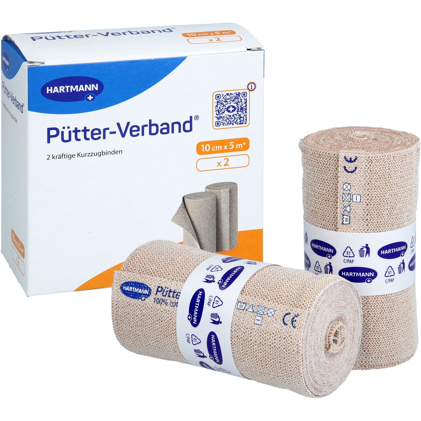 PÜTTER Verband 10 cmx5 m 2 St