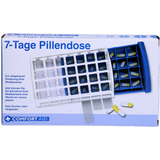 PILLENDOSE f.7 Tage m.28 Fächern 1 St