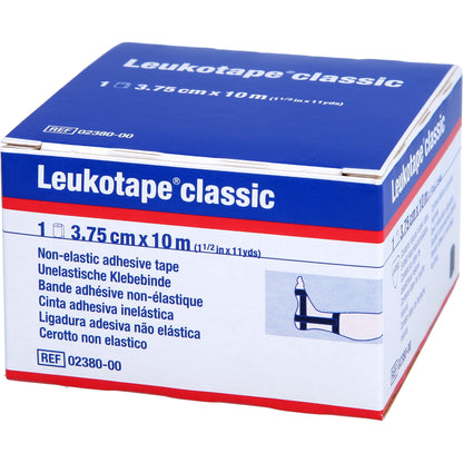 LEUKOTAPE Classic 3,75 cmx10 m schwarz 1 St