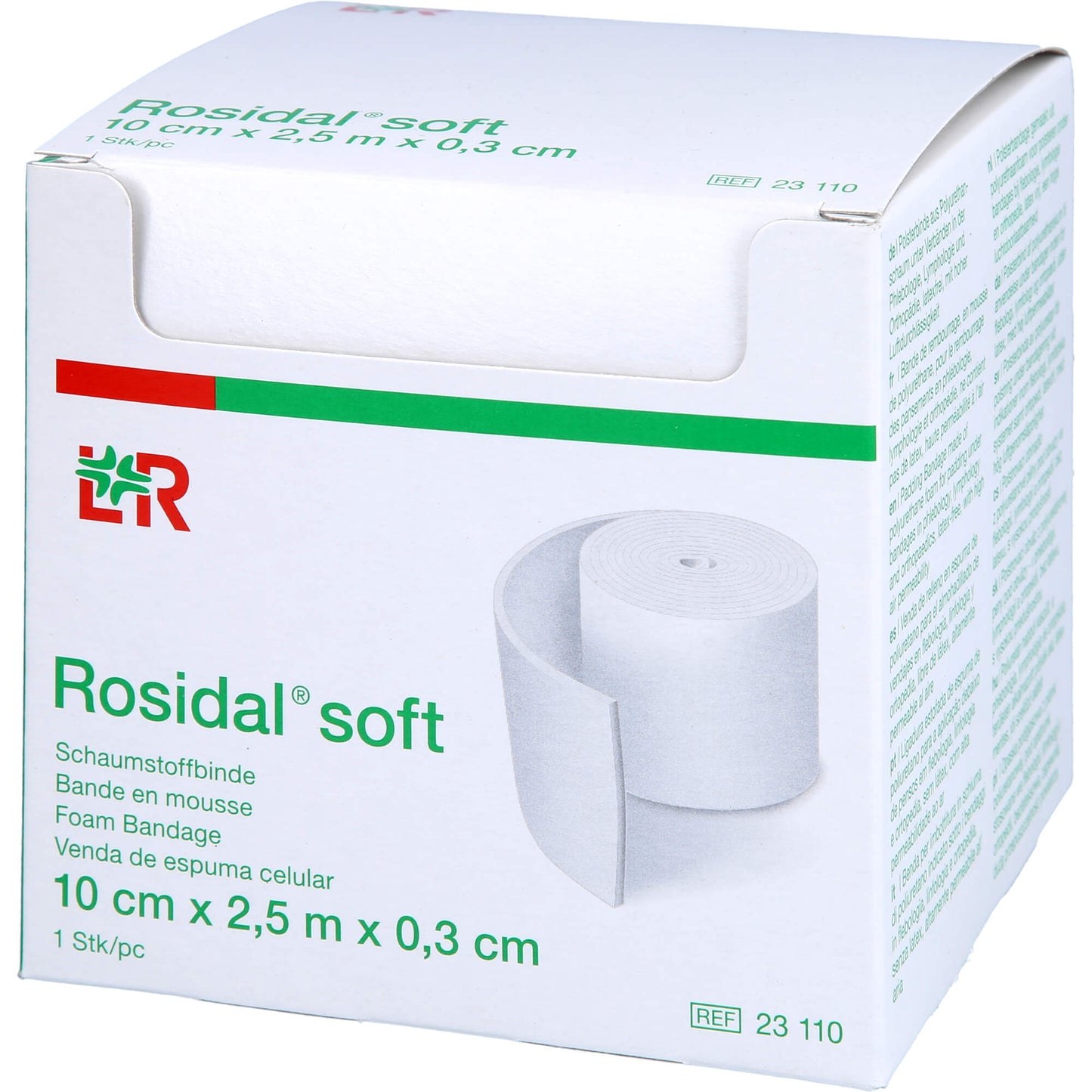 ROSIDAL Soft Binde 10x0,3 cmx2,5 m 1 St