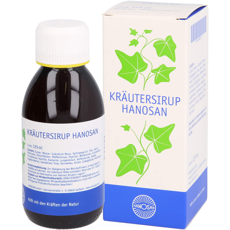 KRAEUTERSIRUP HANOSAN 125 ml