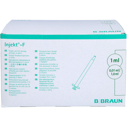 INJEKT F Feindosierungsspr.1 ml m.Kan.0,50x16 mm 100X1 ml