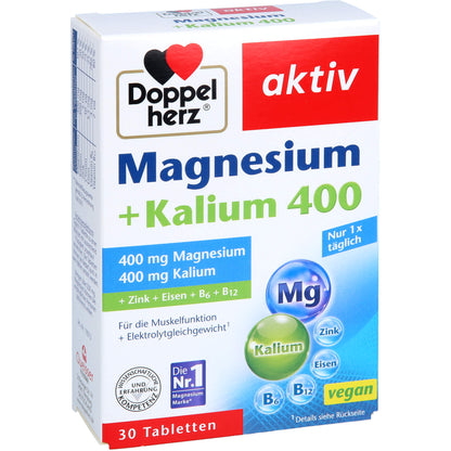 DOPPELHERZ Magnesium+Kalium Tabletten 30 St