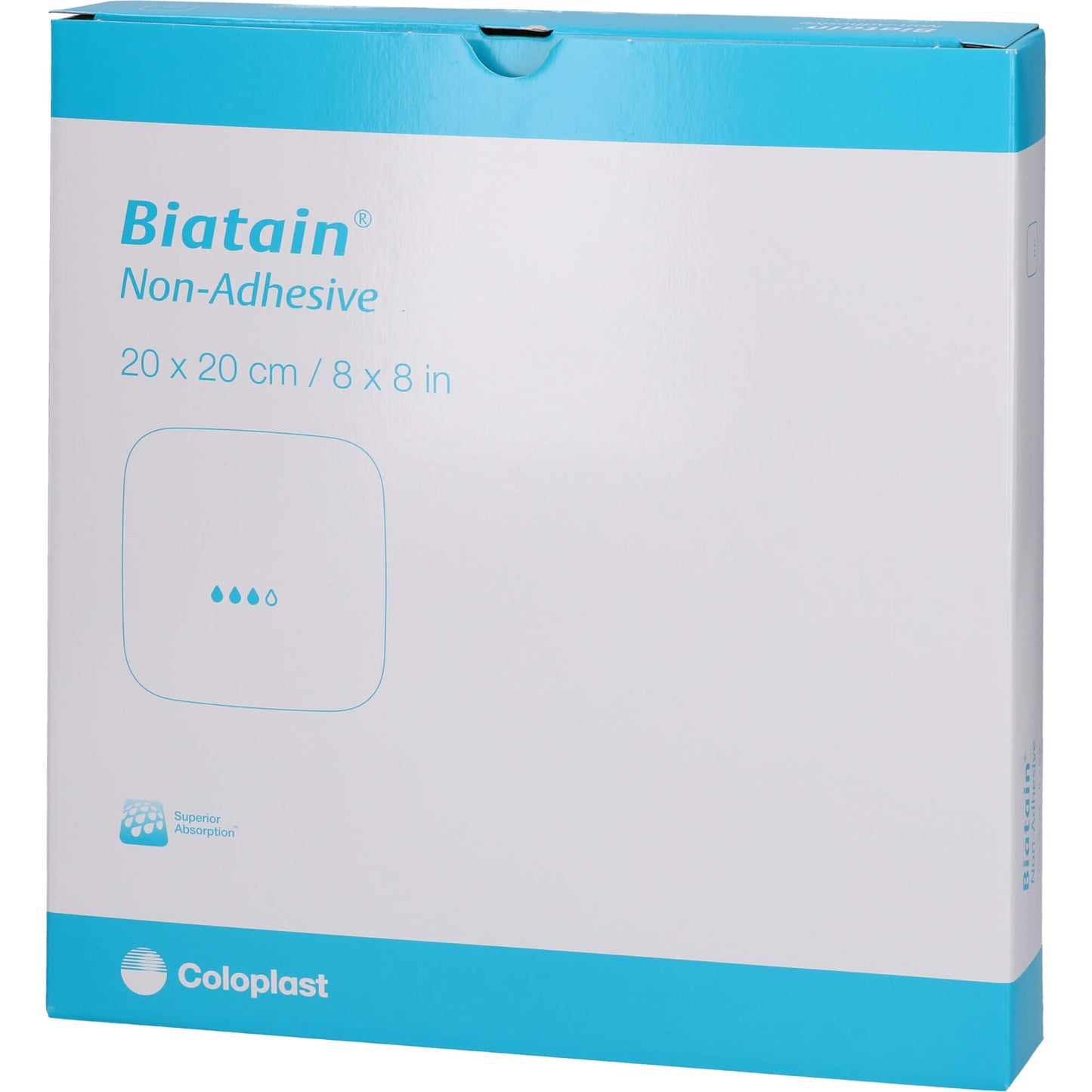 BIATAIN Schaumverband 20x20 cm nicht haftend 5 St