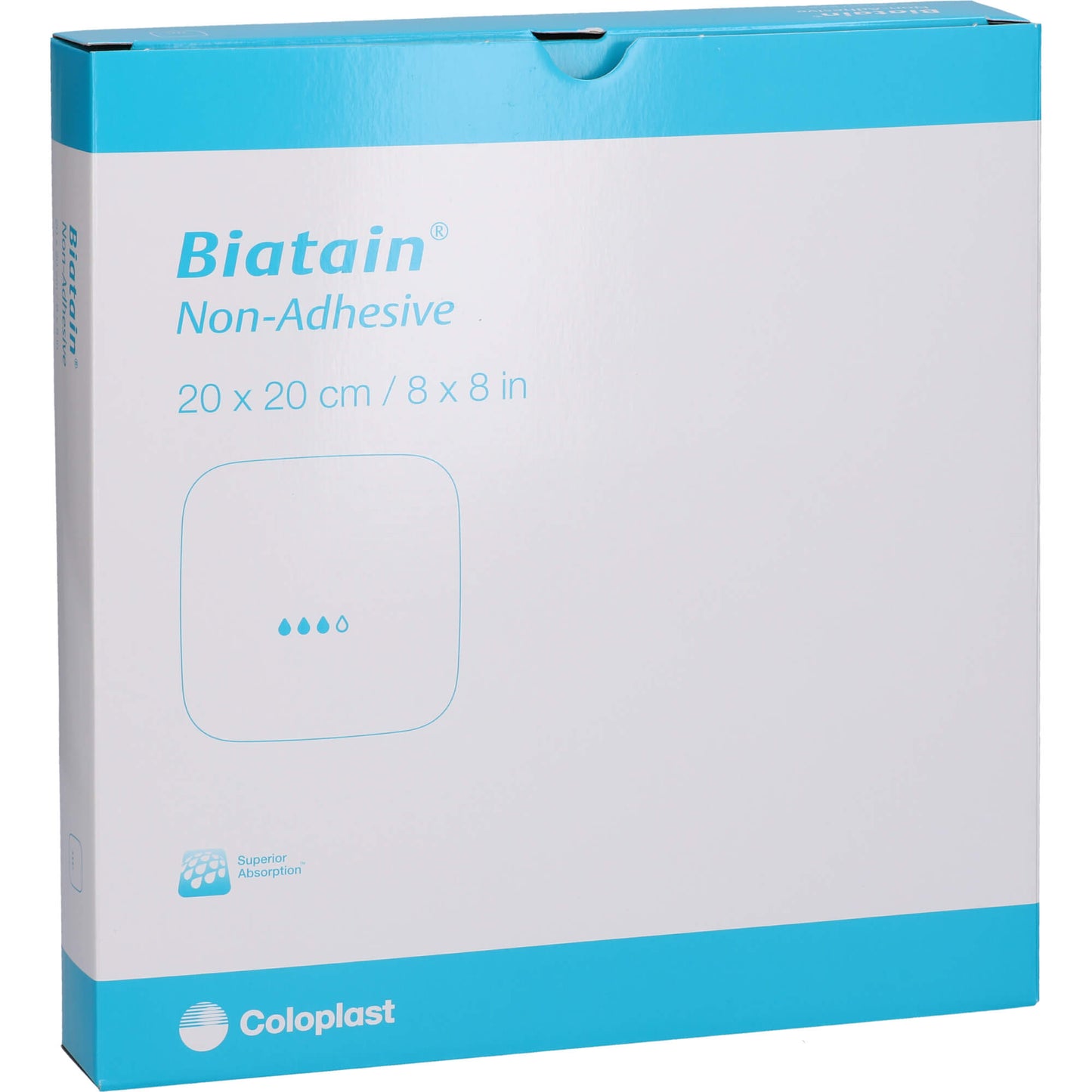 BIATAIN Schaumverband 20x20 cm nicht haftend 5 St