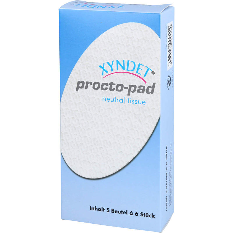 XYNDET PROCTO PAD TISSUE 5X6 St