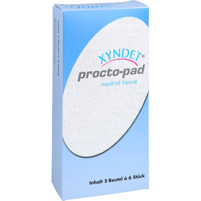 XYNDET PROCTO PAD TISSUE 5X6 St