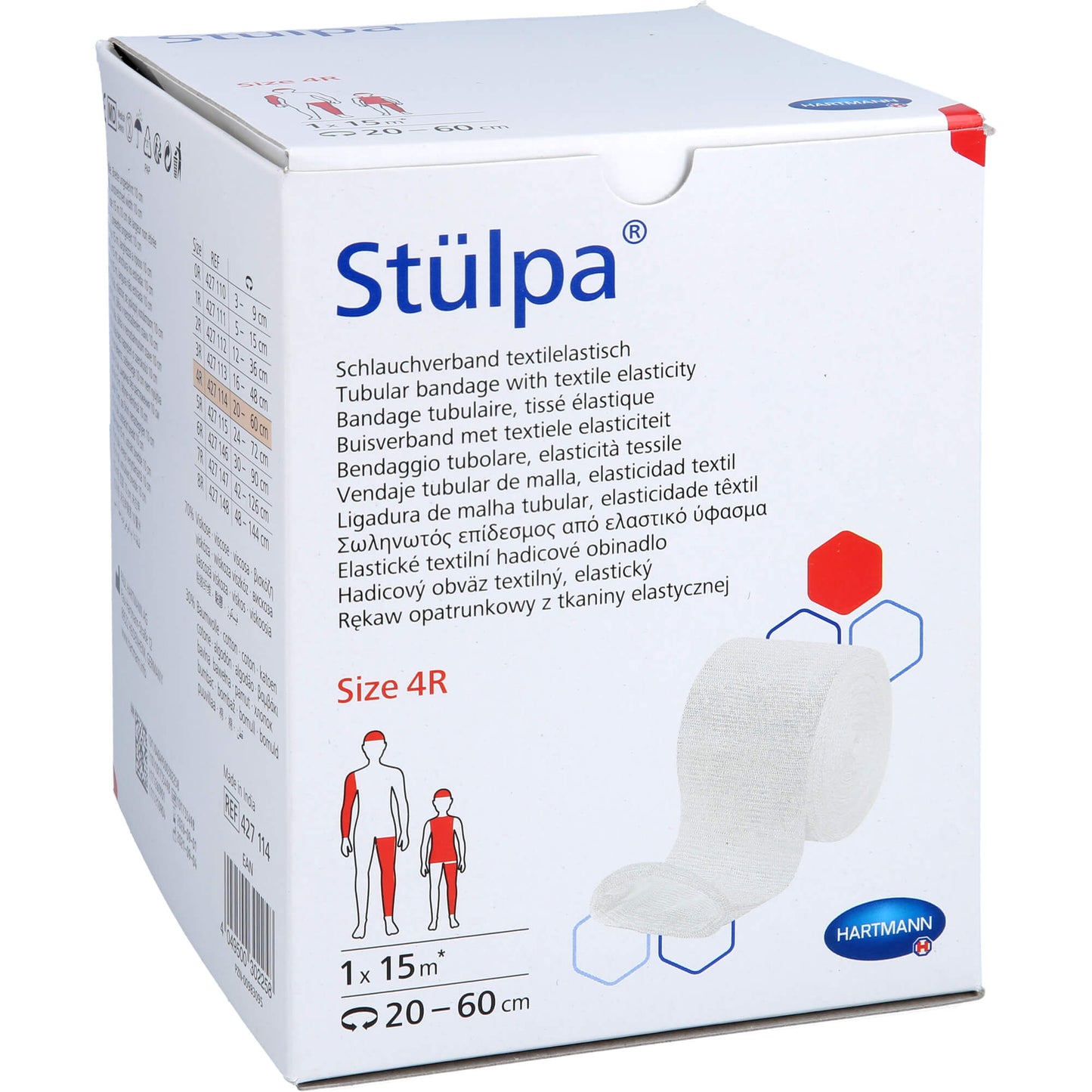 STÜLPA Rolle 4R 10 cmx15 m Kopf/Bein/Ach. 1 St