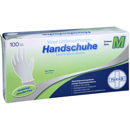 HANDSCHUHE Einmal Vinyl puderfrei M 100 St