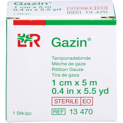 MULLBINDEN z.Tamponade steril 1 cmx5 m 1 St