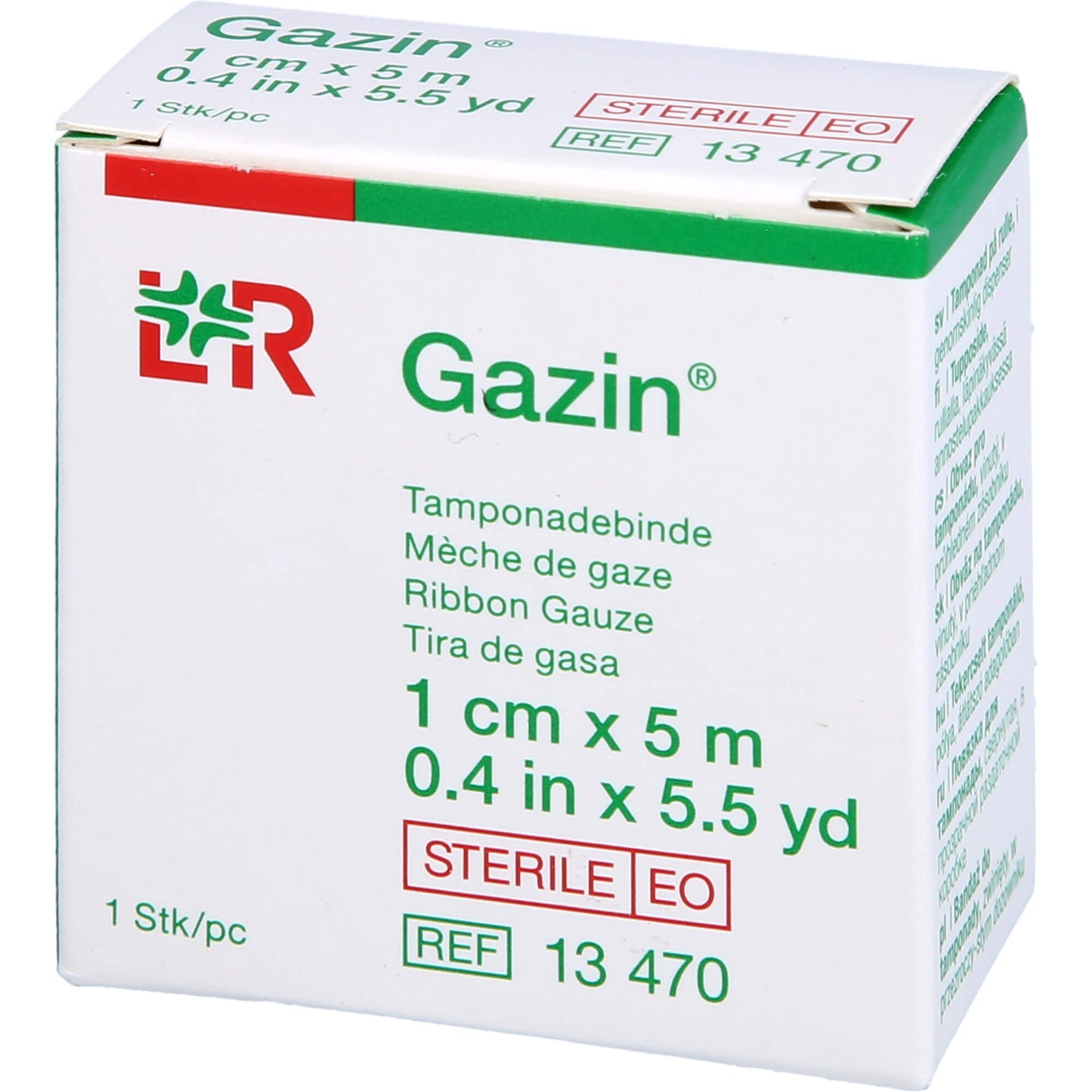 MULLBINDEN z.Tamponade steril 1 cmx5 m 1 St