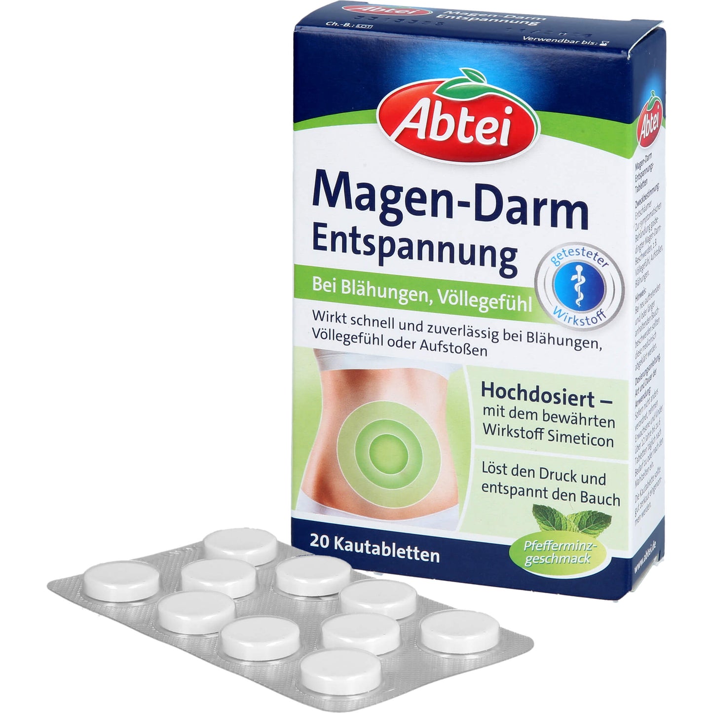 ABTEI Magen Darm Entspannungstabletten 20 St