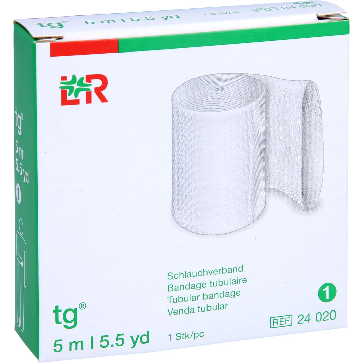 TG Schlauchverband Gr.1 5 m weiß 1 St