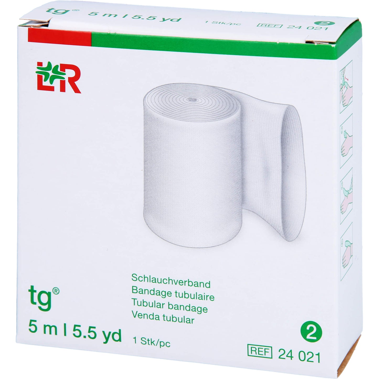 TG Schlauchverband Gr.2 5 m weiß 1 St